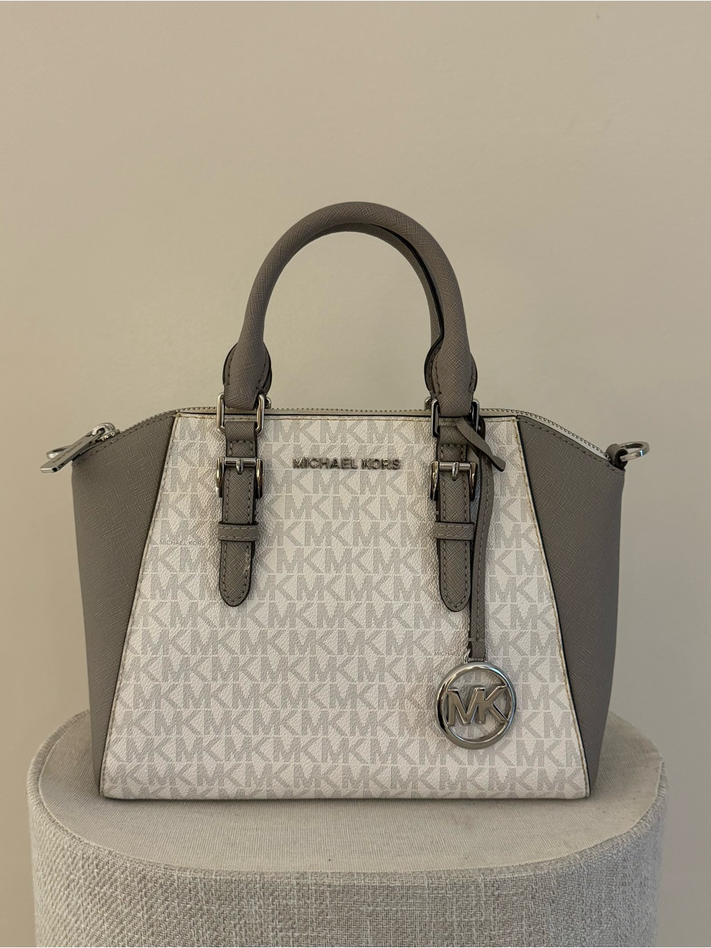 Michael Kors Ciara Medium Saffiano Leather Messenger Bag